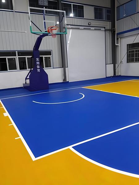 硅PU球场黄蓝